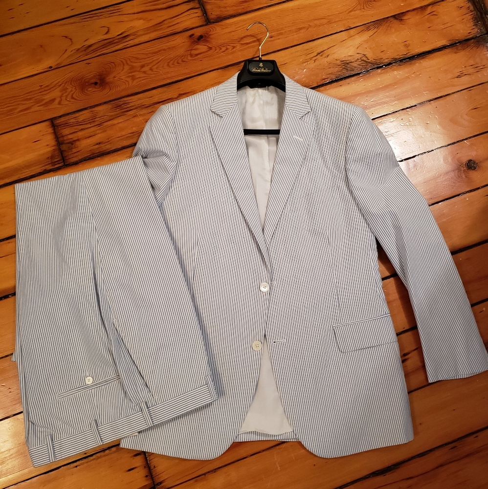 Brooks Brothers seersucker suit